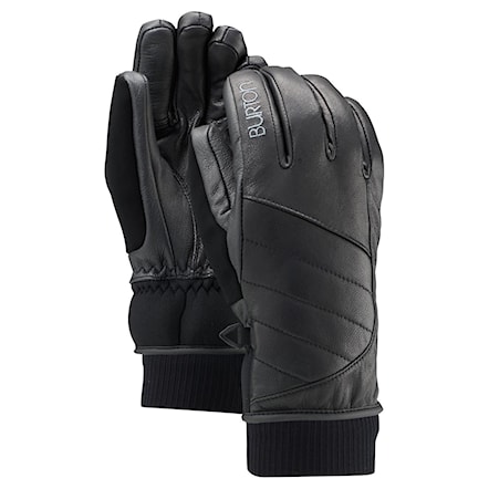 Snowboard Gloves Burton Favorite Leather true black 2017 - 1
