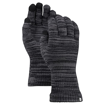 Snowboard Gloves Burton Touch N Go true black/faded marl 2017 - 1