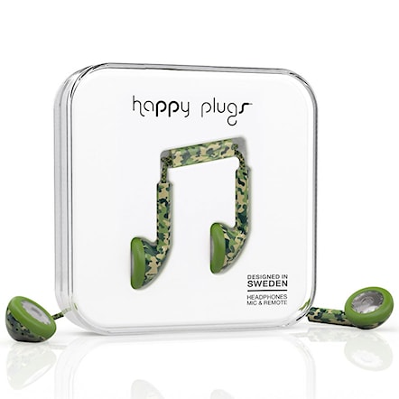Headphones Happy Plugs Earbud camouflage - 1