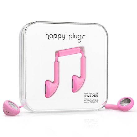 Headphones Happy Plugs Earbud pink - 1