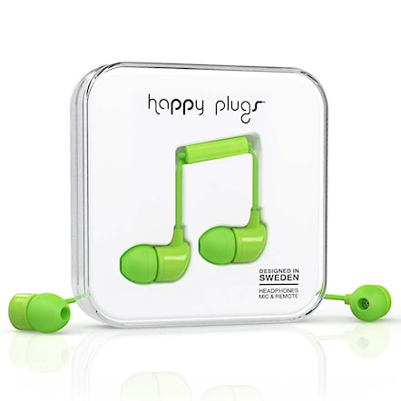 Sluchátka Happy Plugs In-Ear green - 1
