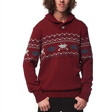 Sweater Horsefeathers Hey Dude ruby 2015 - 1