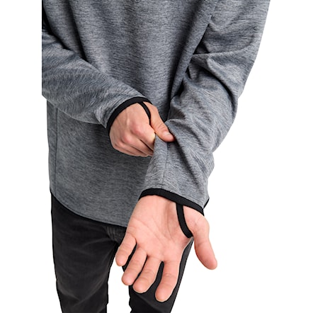 Technical Hoodie Burton Crown Weatherproof Crew true black heather 2026 - 4