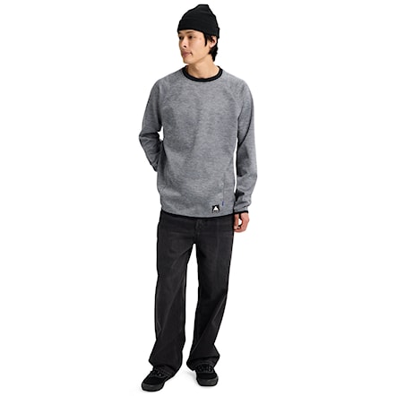 Technical Hoodie Burton Crown Weatherproof Crew true black heather 2026 - 5