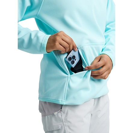 Technická mikina Burton Wms Crown Weatherproof PO light teal 2026 - 4