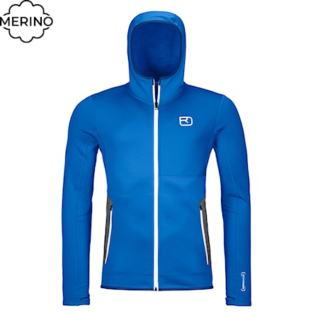 Technická mikina ORTOVOX Fleece Hoody blue note 2026 - 1