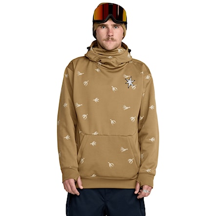 Technická mikina Volcom Hydro Riding Hoodie bronze 2026 - 1