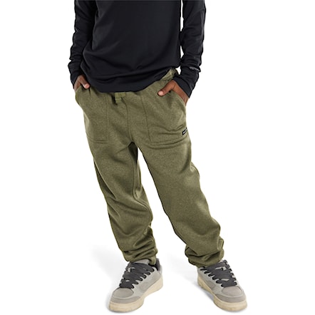 Tepláky Burton Kids Oak Pant forest moss heather 2025 - 2