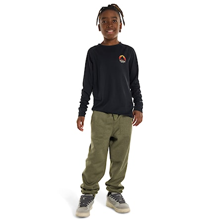 Tepláky Burton Kids Oak Pant forest moss heather 2025 - 3