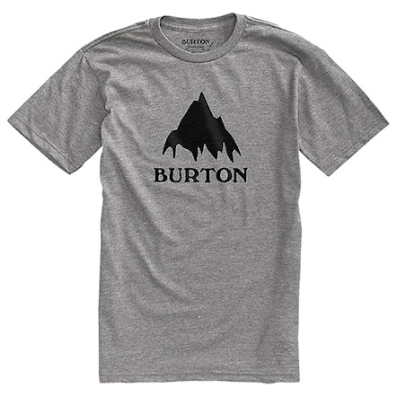 Tričko Burton Classic Mountain Ss grey heather 2017 - 1