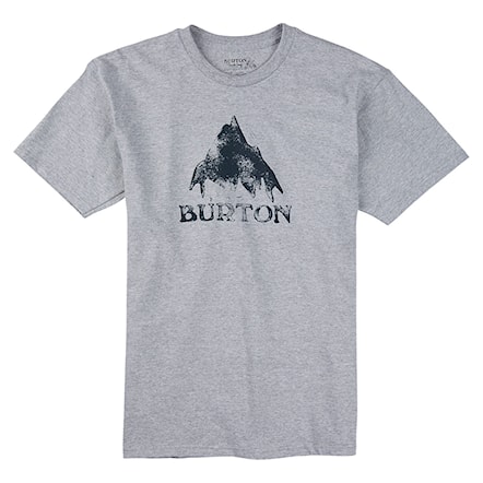 Tričko Burton Stamped Mountain Ss grey heather 2016 - 1