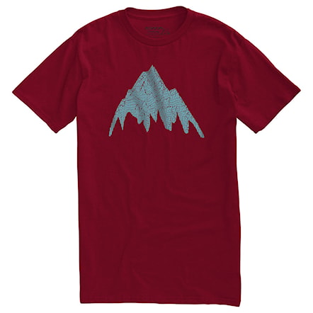 T-shirt Burton Topo Mtn Ss cardinal 2016 - 1