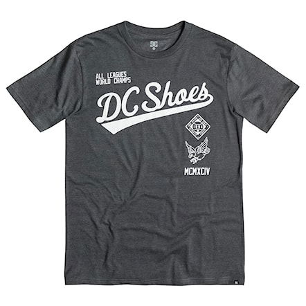 T-shirt DC Pitcher Ss heather charcoal 2015 - 1