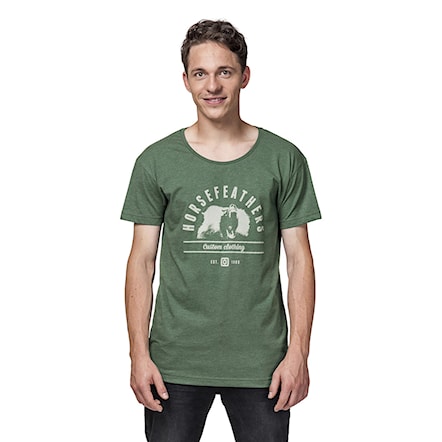 T-shirt Horsefeathers Baboon heather olive 2016 - 1