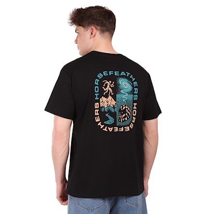 Koszulka Horsefeathers Instinct black 2026 - 1