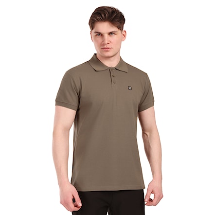 Tričko Horsefeathers Kato Polo fossil 2026 - 1