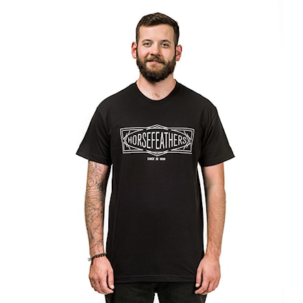 T-shirt Horsefeathers Roy black 2017 - 1