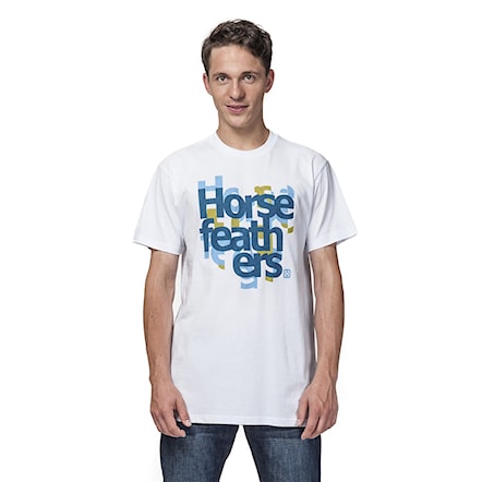 T-shirt Horsefeathers Sliced white 2016 - 1