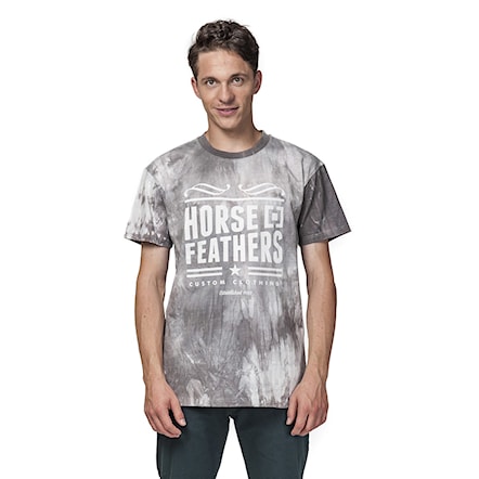 T-shirt Horsefeathers Slope grey batik 2016 - 1