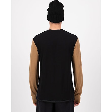 Tričko Mons Royale Yotei Merino Ls goblin blue/toffee/black 2026 - 2