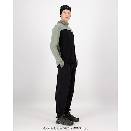 Tričko Mons Royale Yotei Merino Powder Hood Ls willow/black 2026 - 6