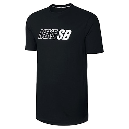 T-shirt Nike SB Skyline Cool Top black/black/white 2016 - 1