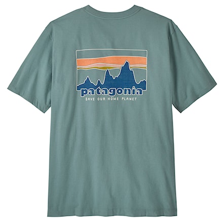 T-shirt Patagonia M's '73 Skyline blue sage 2026 - 5