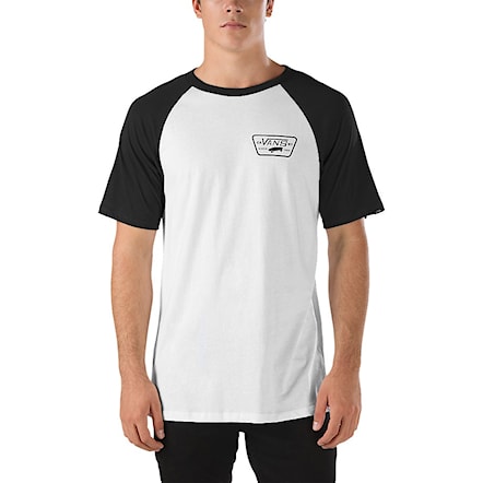 T-shirt Vans Full Patch Ss Raglan white/black 2016 - 1