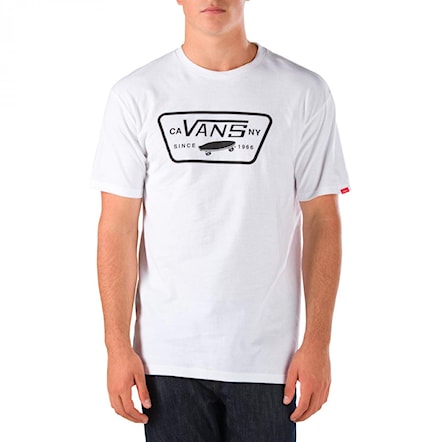 T-shirt Vans Full Patch white/black 2016 - 1