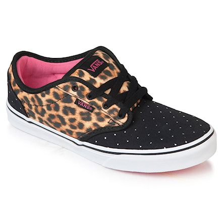 Tenisky Vans Atwood Girls cheetah black/studs 2014 - 1