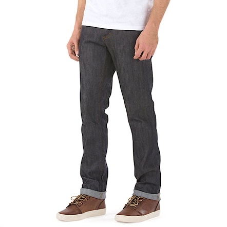 Jeans/kalhoty Vans V56 Standard midnight indigo raw 2014 - 1