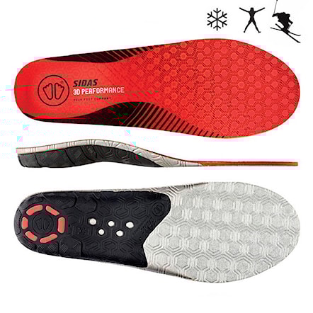 Wkładki do butów Sidas Winter 3D Performance - 1