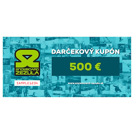 Darčekový kupón SNOWBOARD ZEZULA 500 € - 1