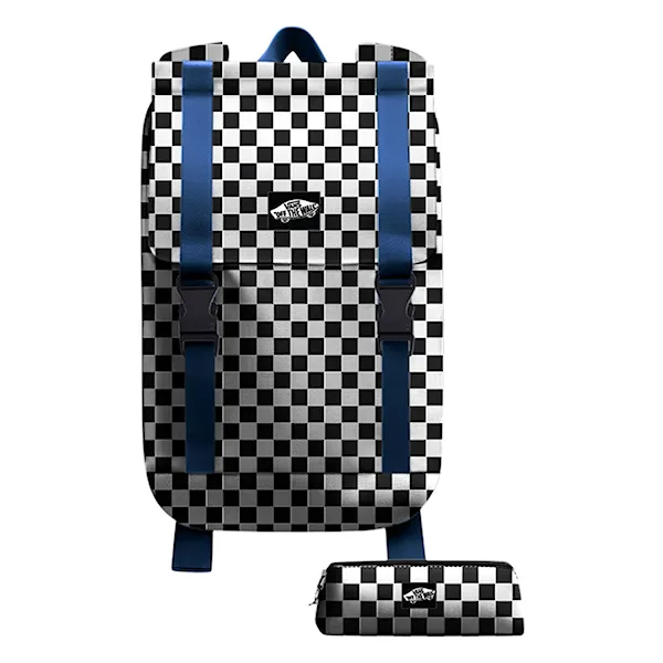 Batoh Vans Kids Utility checkerboard black/white 2025