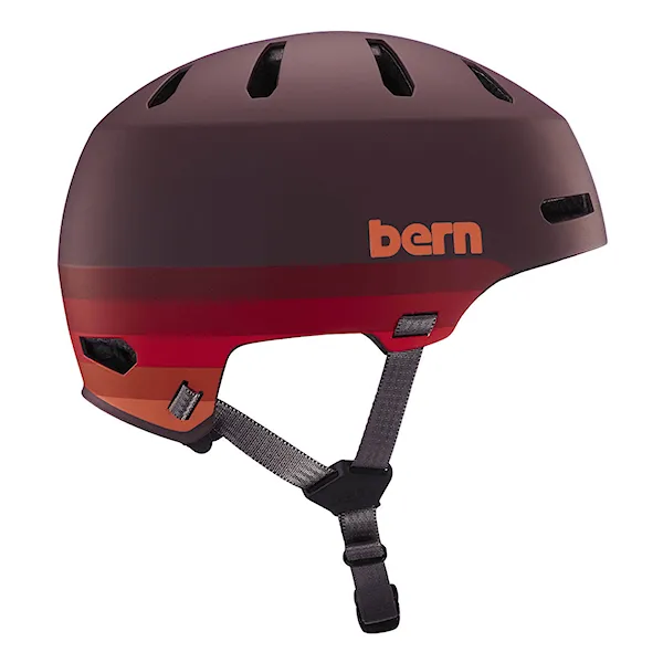 Helma na wakeboard Bern Macon 2.0 H2O matte retro maroon 2021