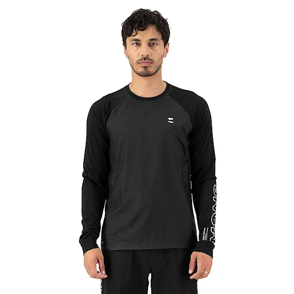 Bike dres Mons Royale Tarn Merino Bike Wind Jersey black 2025