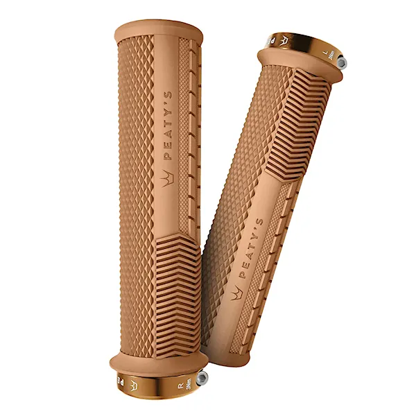 Bike Grips Peaty's Monarch Knurl Thin gum