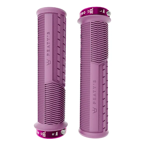 Bike Grips Peaty's Monarch Pro Knurl Thin plum