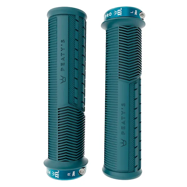 Bike gripy Peaty's Monarch Pro Knurl Thin storm