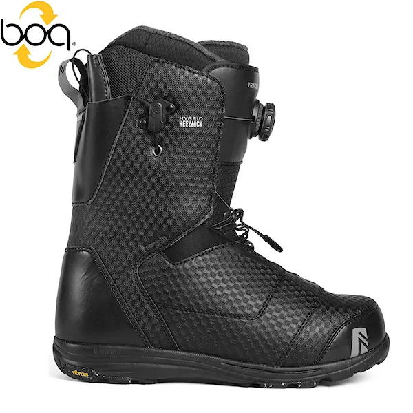 Topánky na snowboard Nidecker Tracer Heel Lock Coiler black 2019