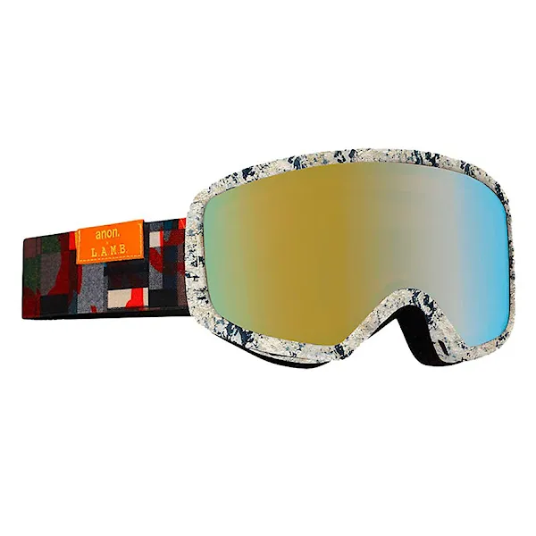 Snowboard Goggles Anon Deringer Mfi l.a.m.b | gold chrome 2017