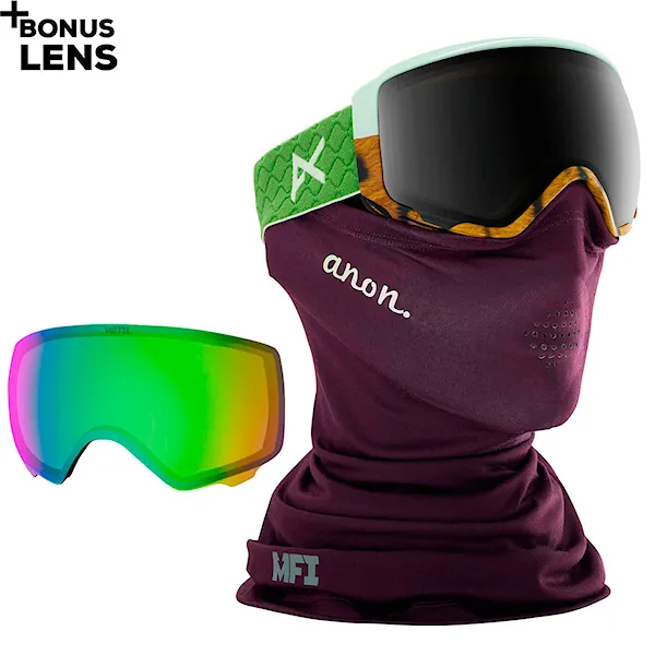 Snowboard Goggles Anon Wm1 MFI W/spare tiger | sonar smoke+sonar 2020