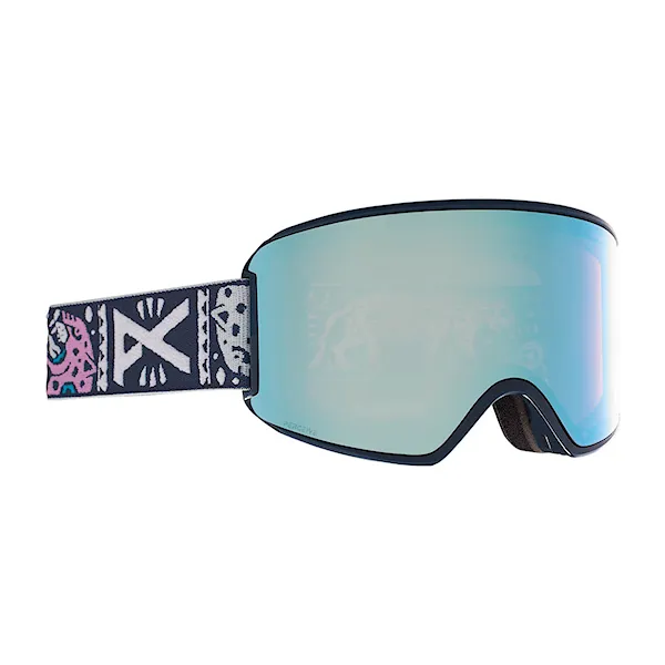 Gogle snowboardowe Anon Wm3 MFI noom | perc.var.blue+perc.cloudy pink 2021
