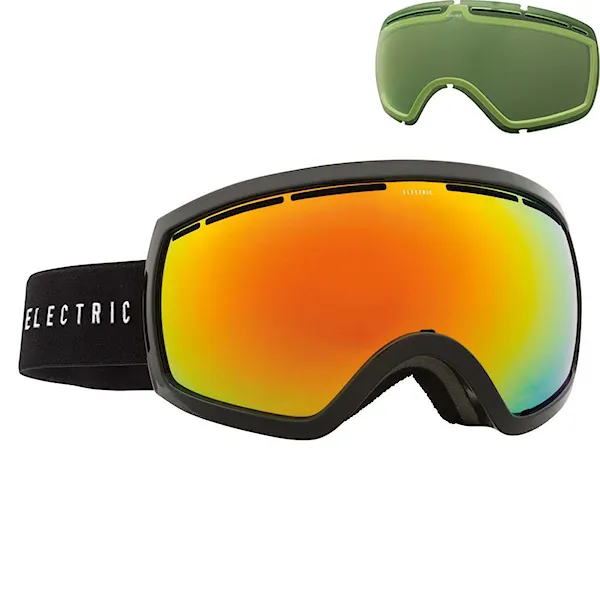 Snowboard Goggles Electric Eg2.5 gloss black | bronze/red chrome+light green 2016