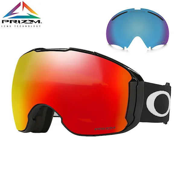 Snowboardové brýle Oakley Airbrake XL jet black | prizm torch+prizm sapphire 2020