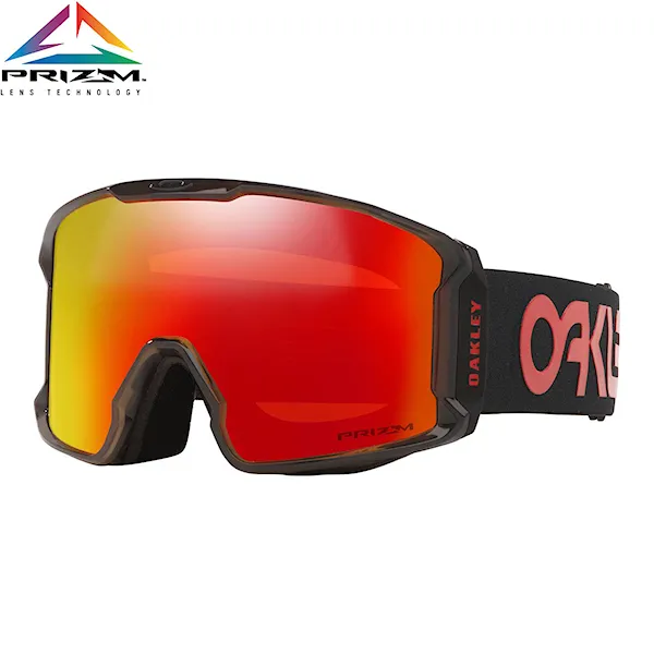 Gogle snowboardowe Oakley Line Miner Xl scotty james sig crystal black | prizm snow torch 2021