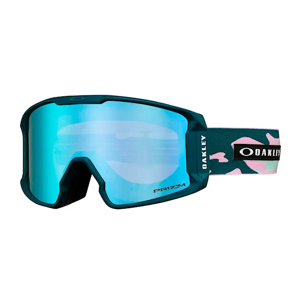 Snowboard Goggles Oakley Line Miner XM pink camo | prizm sapphire iridium 2020