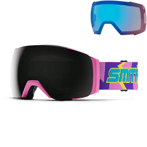 Snowboardové okuliare Smith I/O MAG XL flamingo archive | sun black cp+storm rose flash 2022
