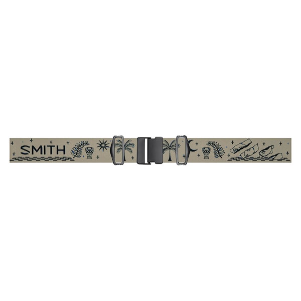 Snowboard Goggles Smith I/O MAG XL limestone vibes | sun black cp+storm rose flash 2022