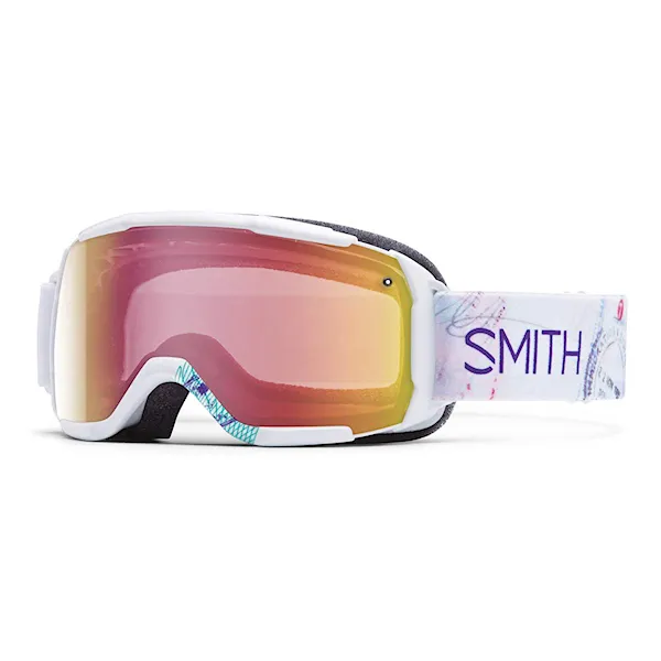 Snowboard Goggles Smith Showcase Otg white wanderlust | red sensor 2016